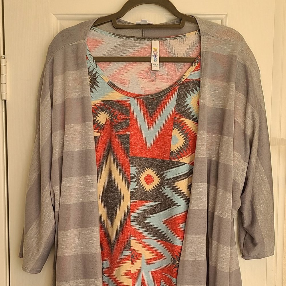 Gray Lindsay Kimono